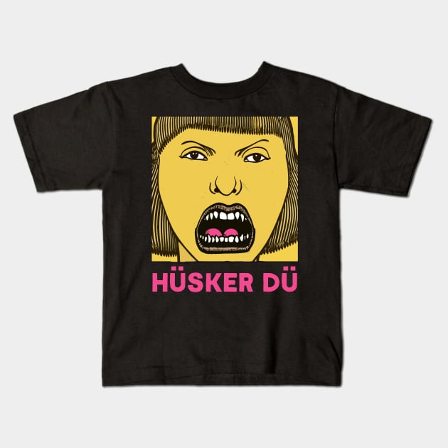 Hüsker Dü ∆ Original Fan Artwork Kids T-Shirt by unknown_pleasures